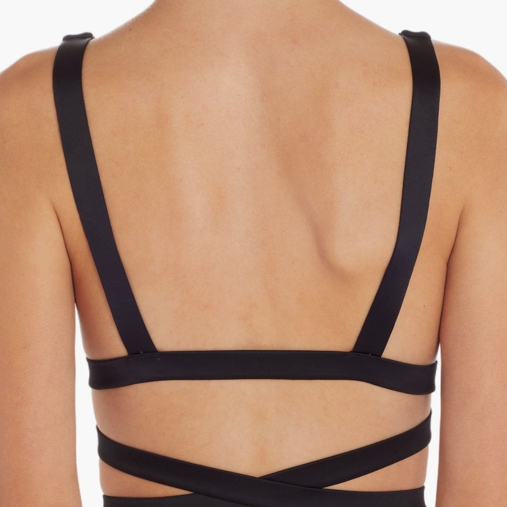 VERSACE MEDUSA STRAPPY WRAP BIKINI TOP SIZE 5 (Italian 40- us XL - Picture 10 of 16